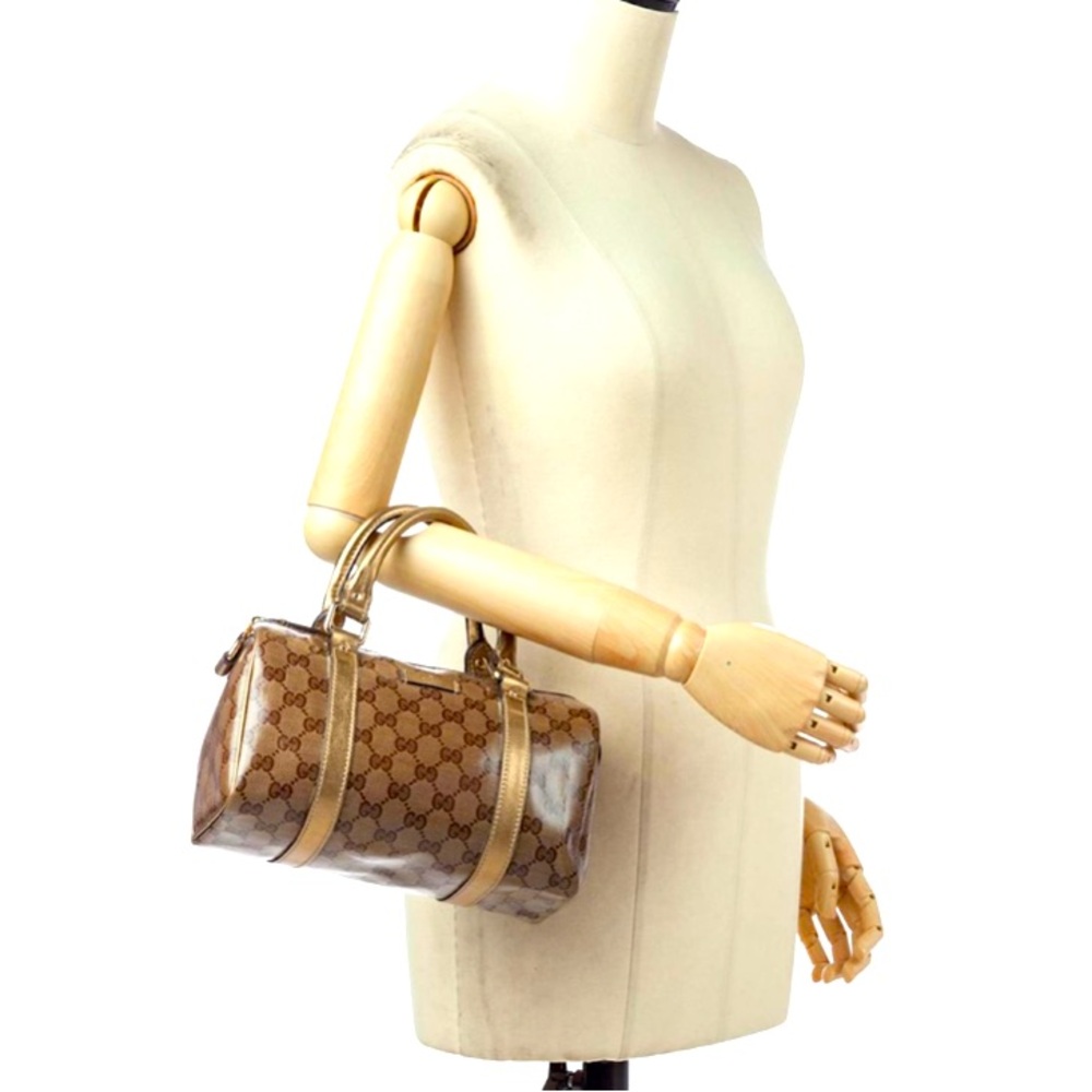 Gucci GG Crystal Monogram Small Joy Boston Bag - Picture 11 of 11